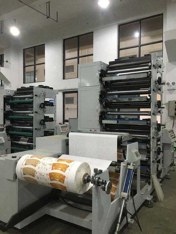 Auto Feed Flexo Printing Slotting Machine , 650mm Paper Cup Printing Punching Machine