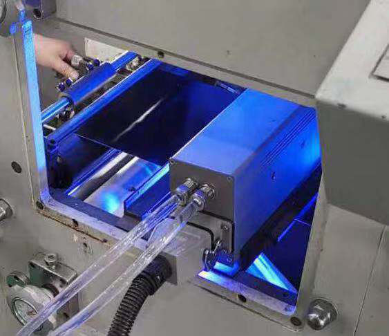 320mm Inline Printing Machine , 4 Color Nonwoven Fabric Printing Machine
