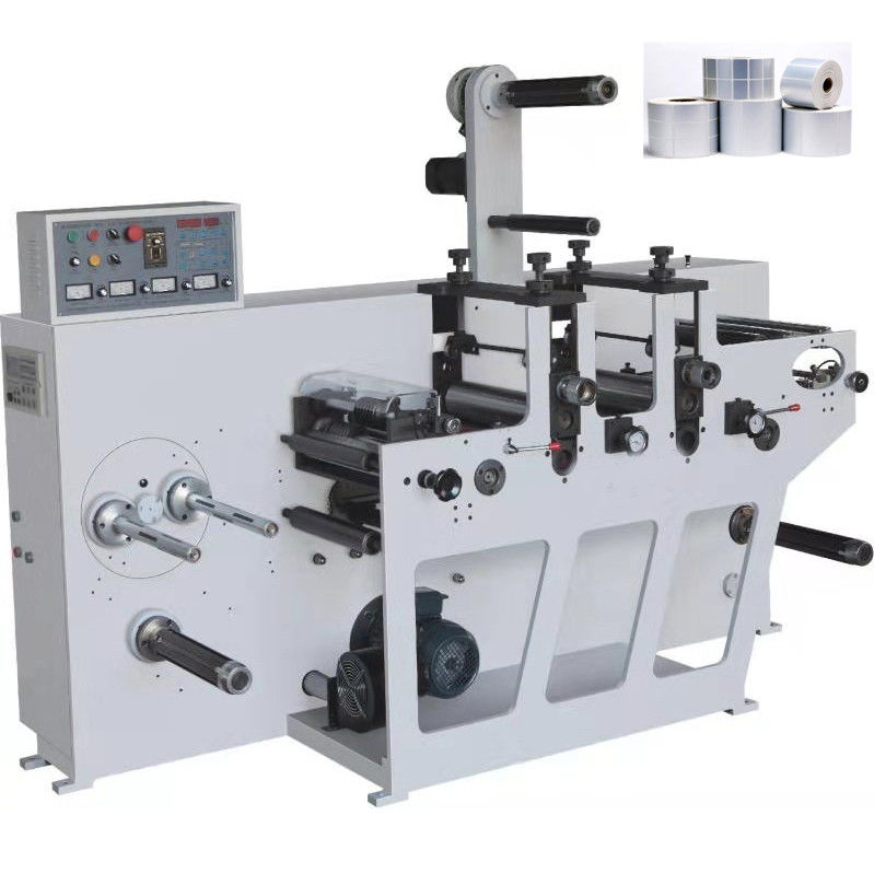 Label Rotary Die Cut Machine Turret Type 4.9kw Compact Structure