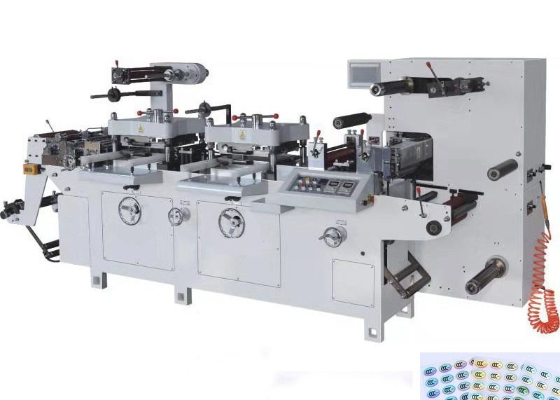 PVC Film Flatbed Die Cutting Machines 380V 3 Phase With Hot Stamping