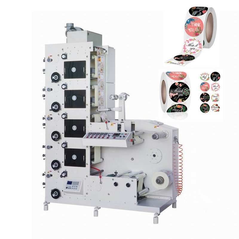 Paper Cup Narrow Web Flexo Printing Machine 5 Color 320mm With Auto Brake Conrtoller