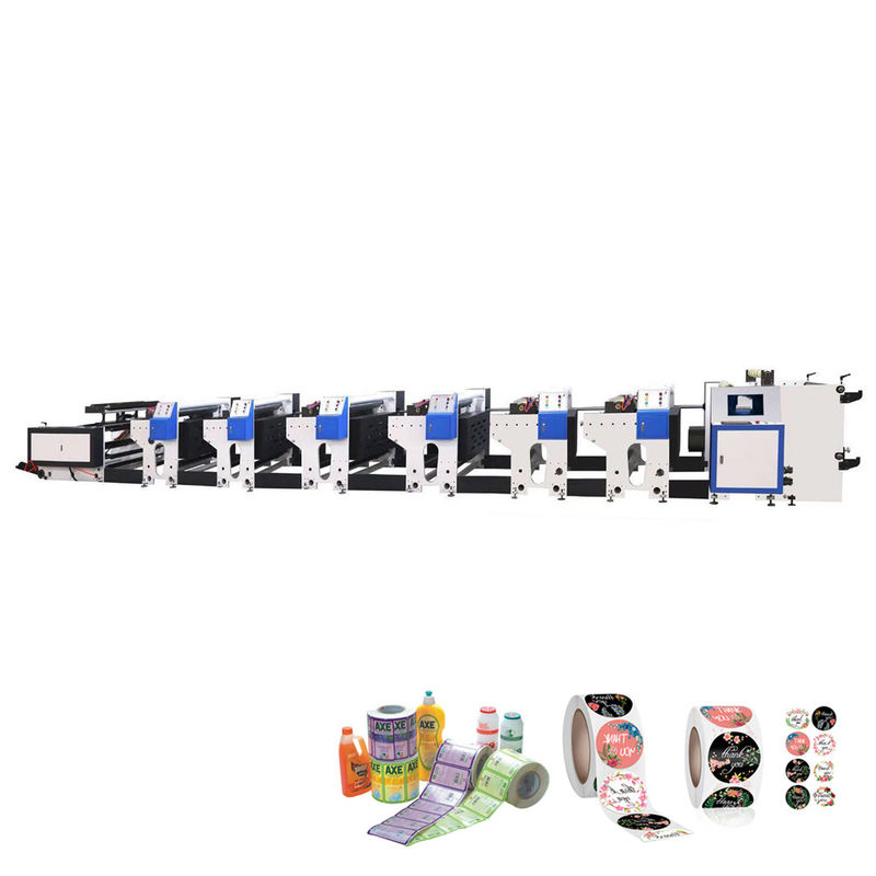 Jumbol Roll Inline Printing Machine 6 Color 600H With Water Based Ink