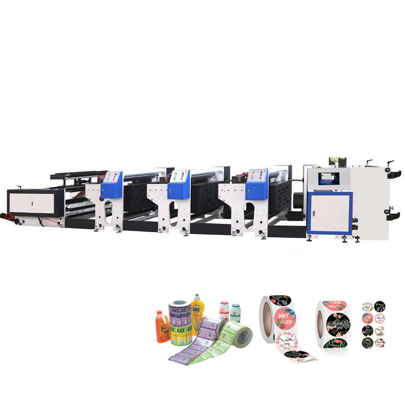 520mm Inline Printing Machine , 3 Color Opp Film Flexo Printing Machine