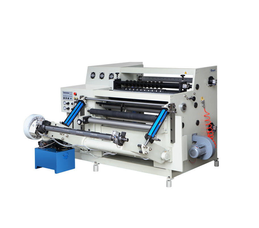 1100mm Paper Roll Cutter Machine PLC control system with hydraulic loading