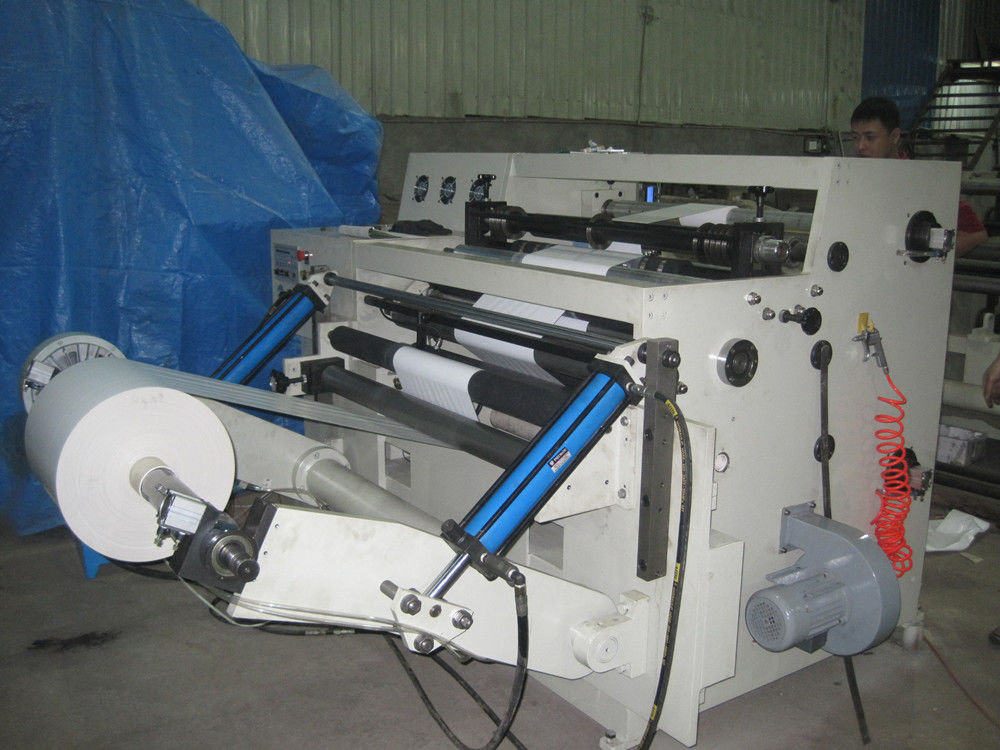 Wide Roll Paper Slitting Rewinding Machine 1300mm  With Coreless Unwind
