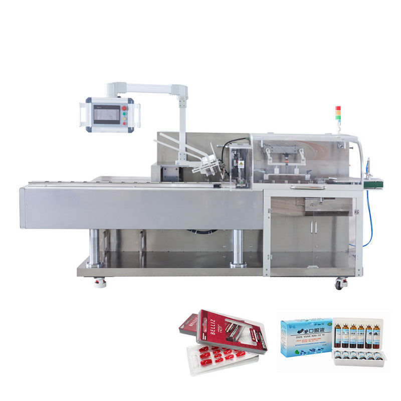380V Pharmaceutical Cartoning Machine , Oral Liquid Carton Box Packing Machine
