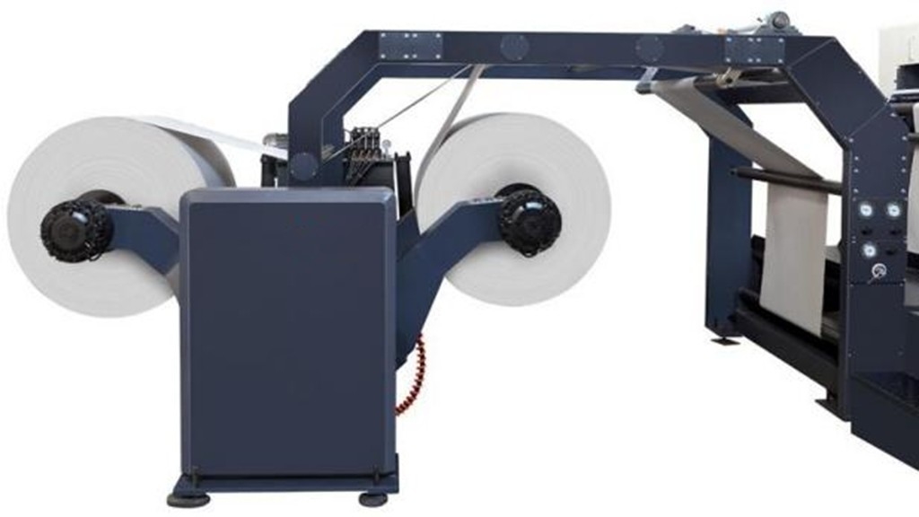 High Speed 30-500gsm Post Paper Roll Cut Sheeter With 2 Unwind Rolls